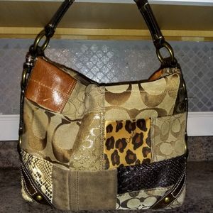 Coach patchwork handbag